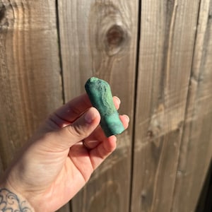 Natural Malachite Stalactite Specimen, Raw Rough Malachite Crystal Gemstone