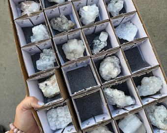 Zeolite Crystal Cluster from India, Natural Crystals Specimen Minerals Apophyllite Stillbite Chalcedony