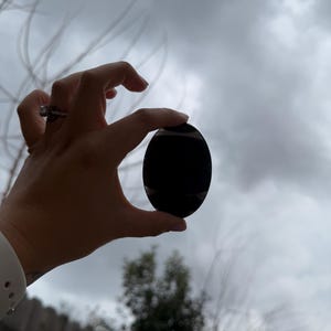 RARE Midnight Lace Obsidian Palm Stone, Midnight Lace Palmstones