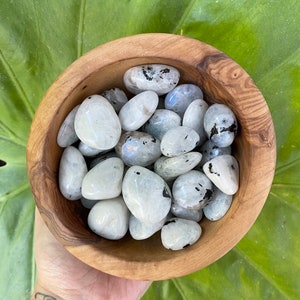 Moonstone Tumbles, Rainbow Moonstone Tumbled Stones