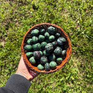 Ruby Zoisite Tumbled Stones, Ruby Zoisite Tumbles