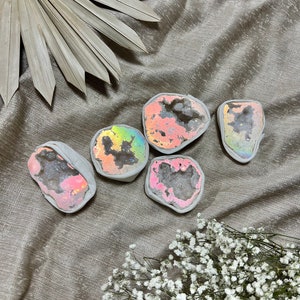 Angel Aura Geodes, Aura Quartz Moroccan Geode