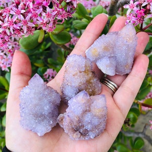 Spirit Quartz Clusters, Cactus Quartz Cluster, Amethyst Citrine Ametrine