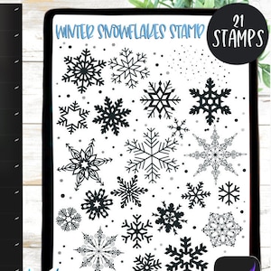 Procreate Snowflakes 