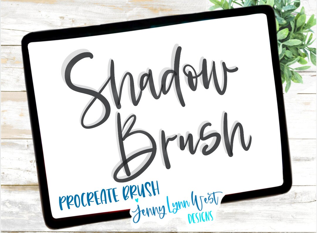Procreate Brush Shadow Brush for Procreate Lettering Brush iPad Brush