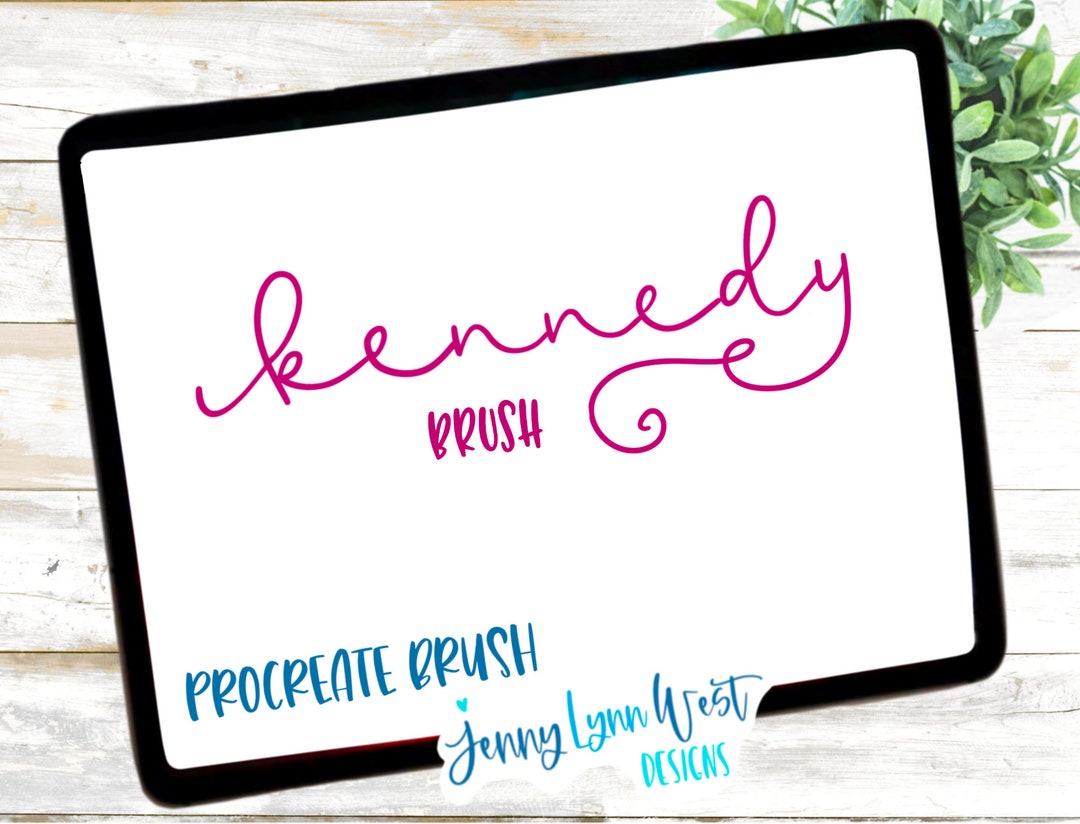 Procreate Brush Monoline Brush for Procreate Lettering Brush Etsy