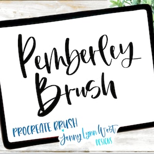 Procreate Pinsel Schriftpinsel für Procreate Schriftzug Kalligraphie Pinsel IPad Pinsel Zeichnung Pinsel für Procreate Procreate Pinsel Pinsel