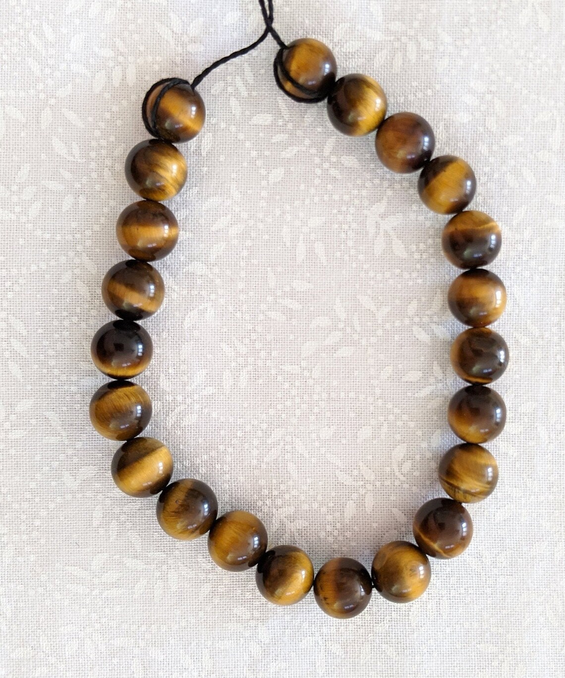 8 Mm Round Tigers Eye Beads Etsy