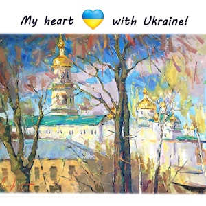 Stand mit Ukraine, Kyiv Landschaft, Ukraine Kunst, Frieden für die Ukraine, Bete für die Ukraine, Ich liebe die Ukraine, Sichere Ukraine