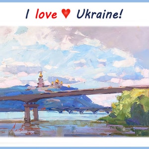 Stań z Ukrainą, Krajobraz Kijowa, Sztuka ukraińska, Pokój dla Ukrainy, Módl się za Ukrainę, Kocham Ukrainę, Bezpieczna Ukraina