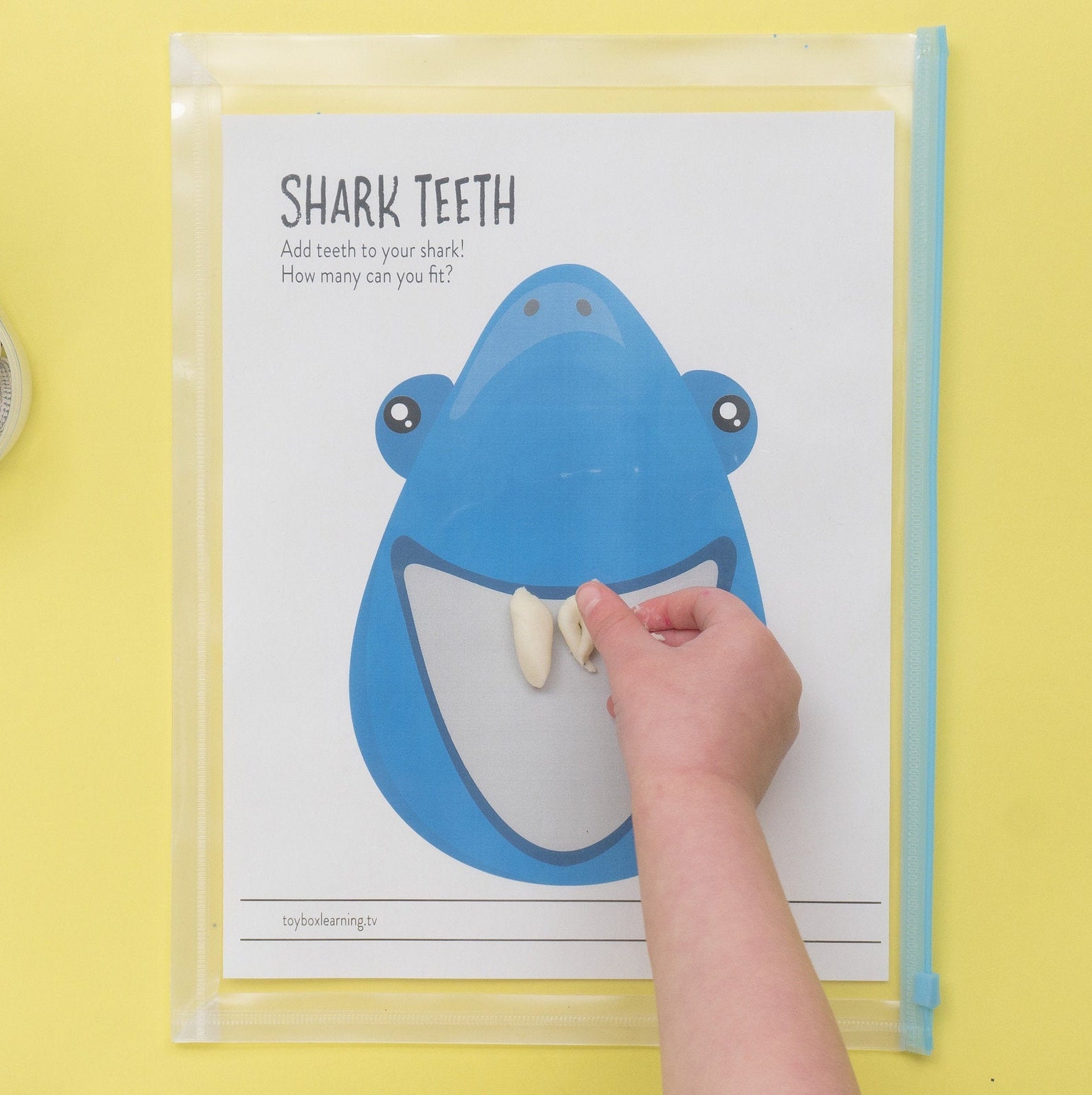 Shark Play Dough Mats, Digital Download Etsy