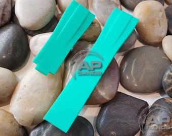 AP Bänder 20mm Gebogenes Endgummiband für Rolex Uhren 10 Farben