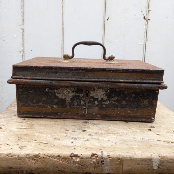 Vintage Metal Box Etsy UK