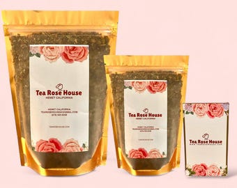 Té verde marroquí con menta – Hojas sueltas orgánicas – Refrescante mezcla de hierbabuena y menta – Té digestivo refrescante, elaborado artesanalmente.
