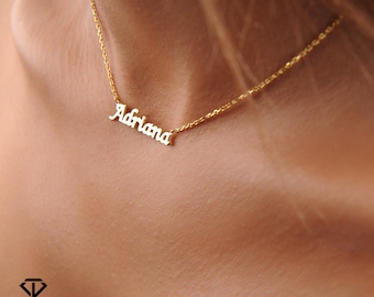 Gold Name Necklace - Etsy Singapore