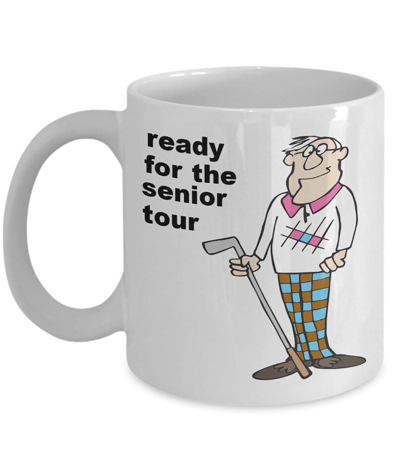 Funny Retirement Gift for Golfer Coffee Mug Golf Tournament Prize Gift