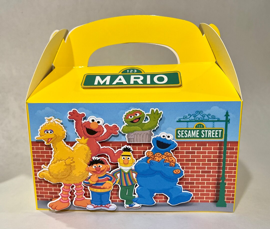 Sesame Street Party Favors Treat Boxes Set of 6 Birthday - Etsy