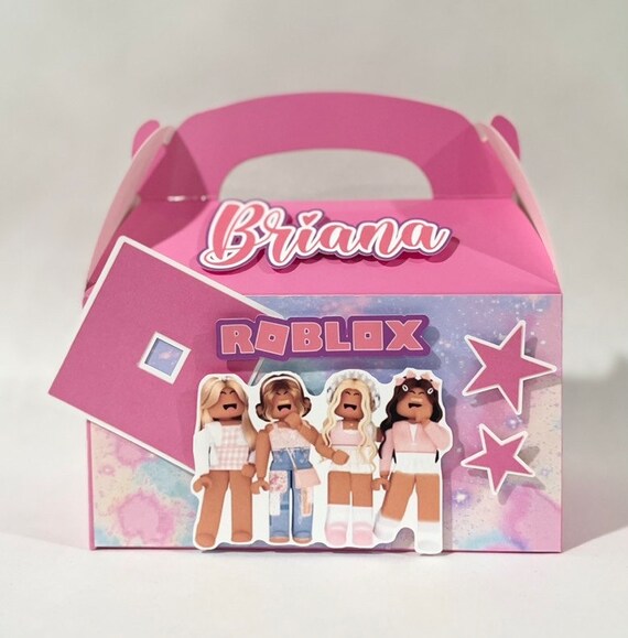 Roblox Girl Party Favors Treat Boxes Set of 6 Birthday Favors 