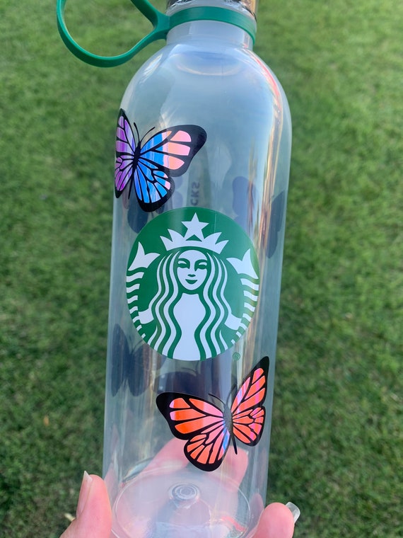 Butterfly Starbucks Bottle, Gift Ideas, Cute Butterfly, Friends Gift, Cutie  