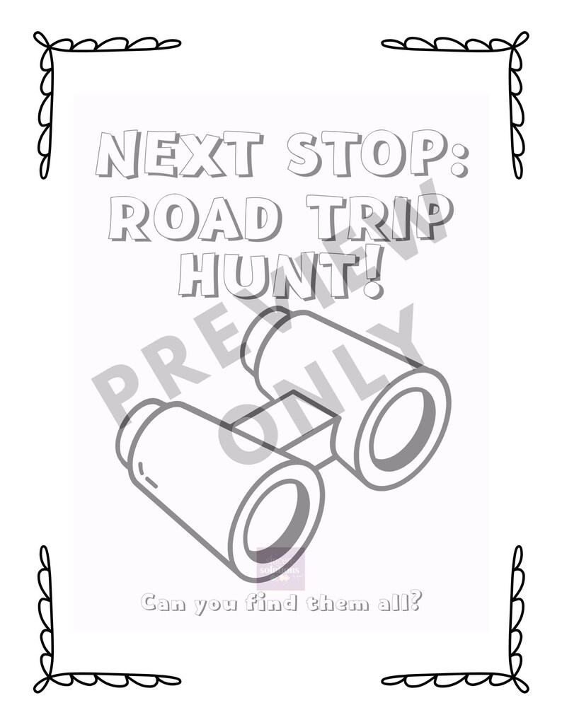 Printable Road Trip Activity Book for Kids | Travel Games, Coloring ...