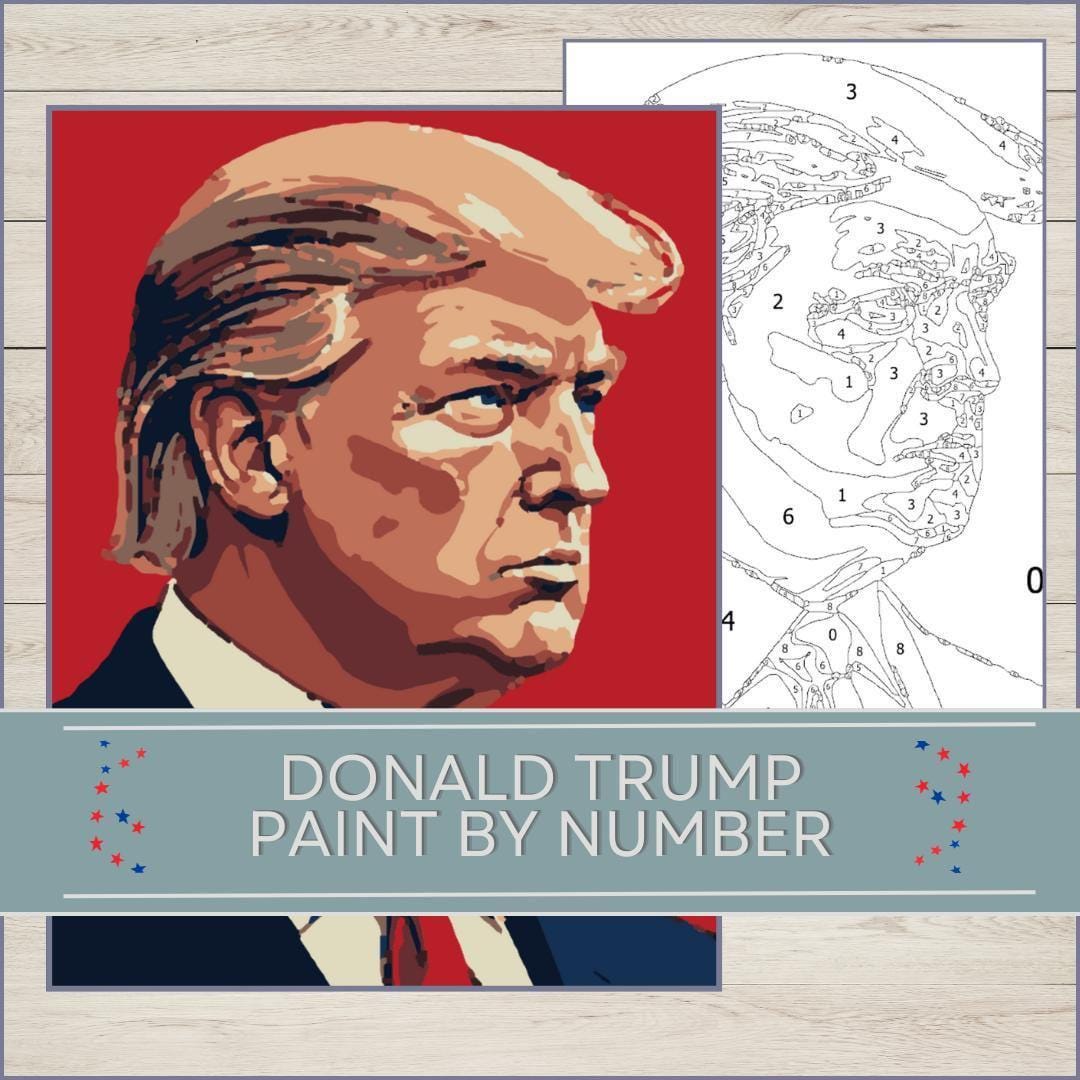 ドナルド・トランプ 塗り絵 | トランプ大統領 | アメリカ合衆国 | 愛国