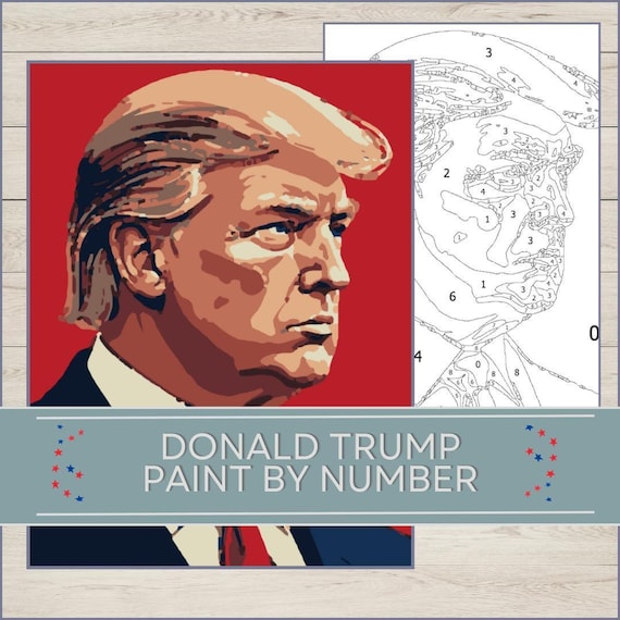 ドナルド・トランプ 塗り絵 | トランプ大統領 | アメリカ合衆国 | 愛国