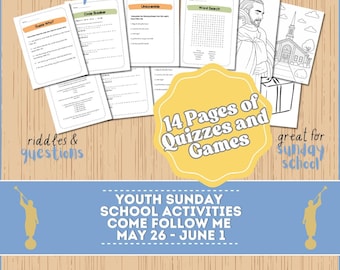 Activities for Youth Sunday School | May 26-June 1 | A Faithful, Just, and Wise Steward | Doctrine and Covenants 51-57 | Come Follow Me LDS