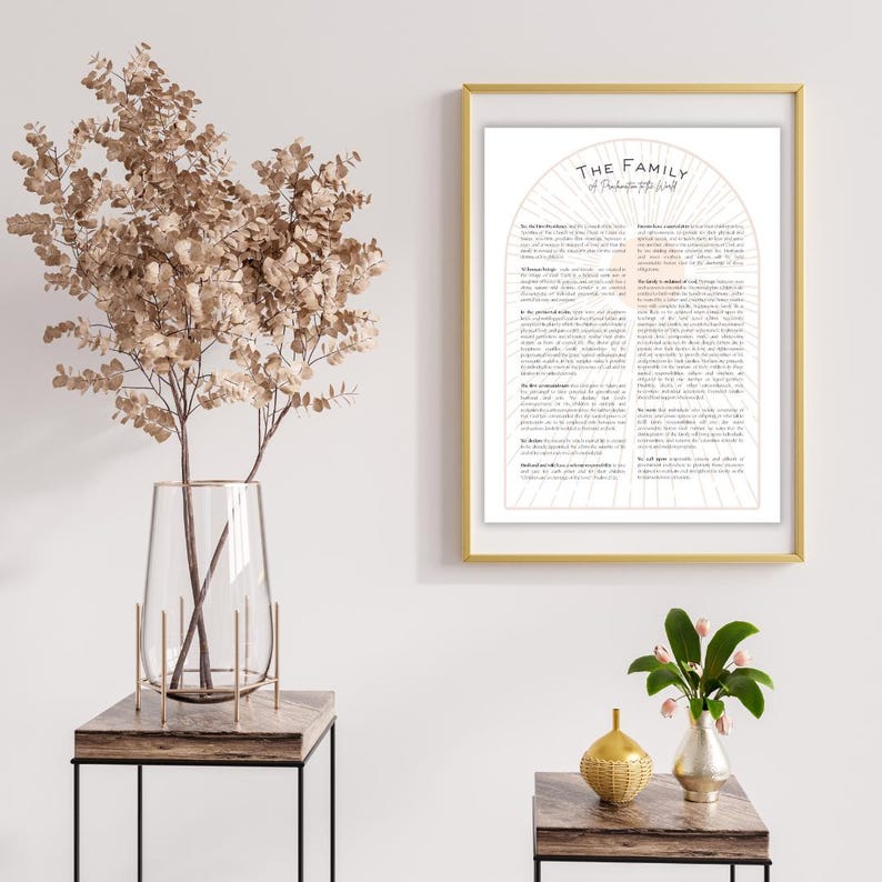 Proclamation to the World | Vertical Digital Poster | Sun Family LDS ...
