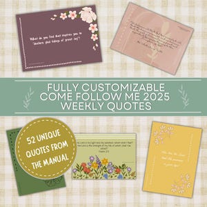 Come Follow Me 2025 Handouts Doctrine and Covenants | Printable Template | Relief Society, Sunday School, Young Women | LDS Ministering Gift