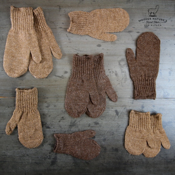 Alpaca Baby mittens