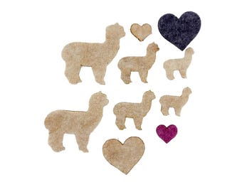 Alpaca Felt Cut outs