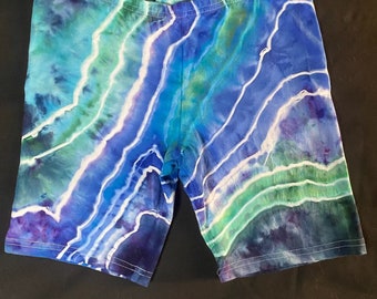 Geode Tie Dyed Biker Shorts