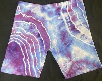 Geode Tie Dyed Biker Shorts