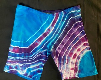 Geode Tie Dyed Biker Shorts