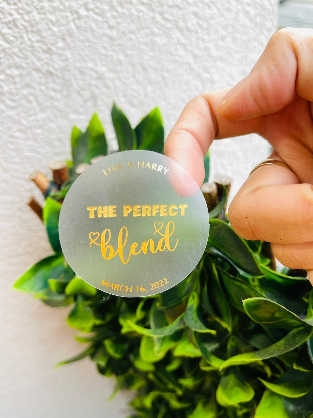 Custom Gold Foil Stickers Rose Gold Foil Custom Stickers Etsy