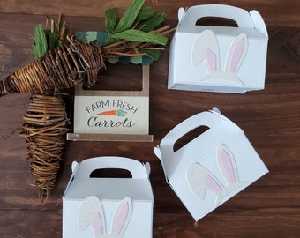 MINI Easter Treat Boxes, Easter, Easter Bunny, Bunny, Easter Eggs, Mini Gable Box, Party Favors, Candy Box, Classroom Gifts, Teacher Gifts