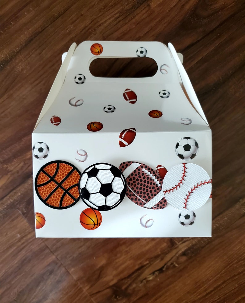 Sports Birthday Party, Sports Birthday Treat Bag, Basketball, Soccer — free download