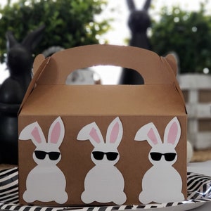 Kool Bunny Treat Boxes, Easter, candy, Easter basket, candy bag, gable box, bunny,  party bag, party favor, party,