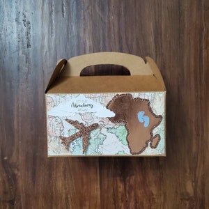 Travel theme baby shower, travel, party favor, gable box, baby shower, gift box, travel theme decorations, adventures, party favor, favors