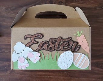 Easter treat boxes, Easter, party favor, candy, gable box, easter bunny, egg hunt, party,