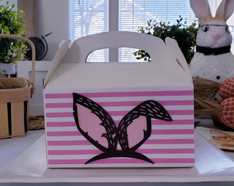 Bunny ears, Easter treat boxes, party favor, Easter, candy, gable box, easter bunny, egg hunt, party