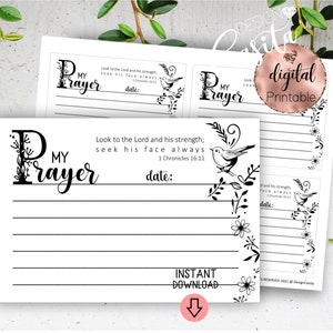 Gebedskaarten afdrukbaar met schrift bloemen zingende vogel, bevestigingskaart, gebedsstrijder, kerkplanner, geloofsbijbelvers, gebedstijdkaart