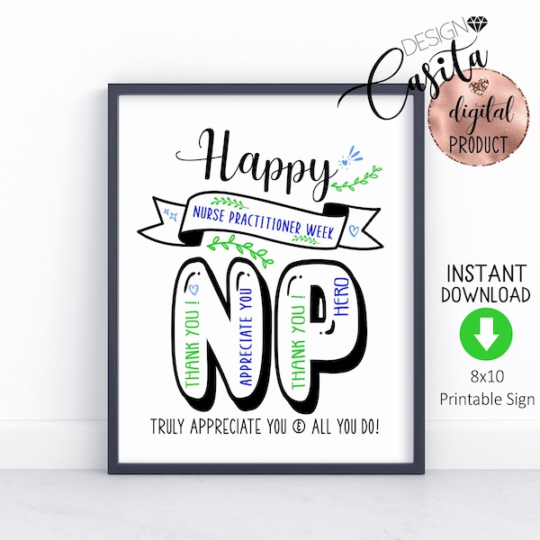 Nurse Practitioner Week Banner Etsy