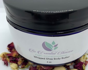 Whipped Shea Body Butter | 4 oz | Unrefined Shea | Plant-Based | Herbs | Extra Moisturizing | No Preservatives | Nurturing & Comforting