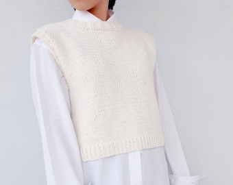 pullover vest knitting pattern