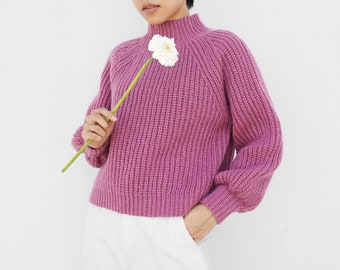 Modèle de pull raglan au crochet, Pull côtelé, Modèle de pull au crochet facile, Pull au crochet moderne, Modèle de cardigan confortable au crochet