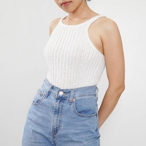 Crochet tank top pattern, Easy crochet top pattern, Easy crochet sweater pattern, Beginner crochet top, Quick crochet pattern