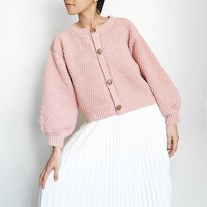 Häkeln Sie Strickjacke Muster, Einfache Häkel Strickjacke Muster, Häkeln Sie zeitlose Pullover, Crewneck Strickjacke, Moderne Häkel Strickjacke
