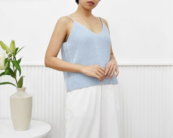 Crochet V-Neck Tank Top Pattern: Easy Summer Jumper (PDF Pattern)