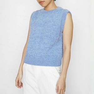 Chunky Knit Vest Pattern: Beginner Easy Knitting Pattern (English)